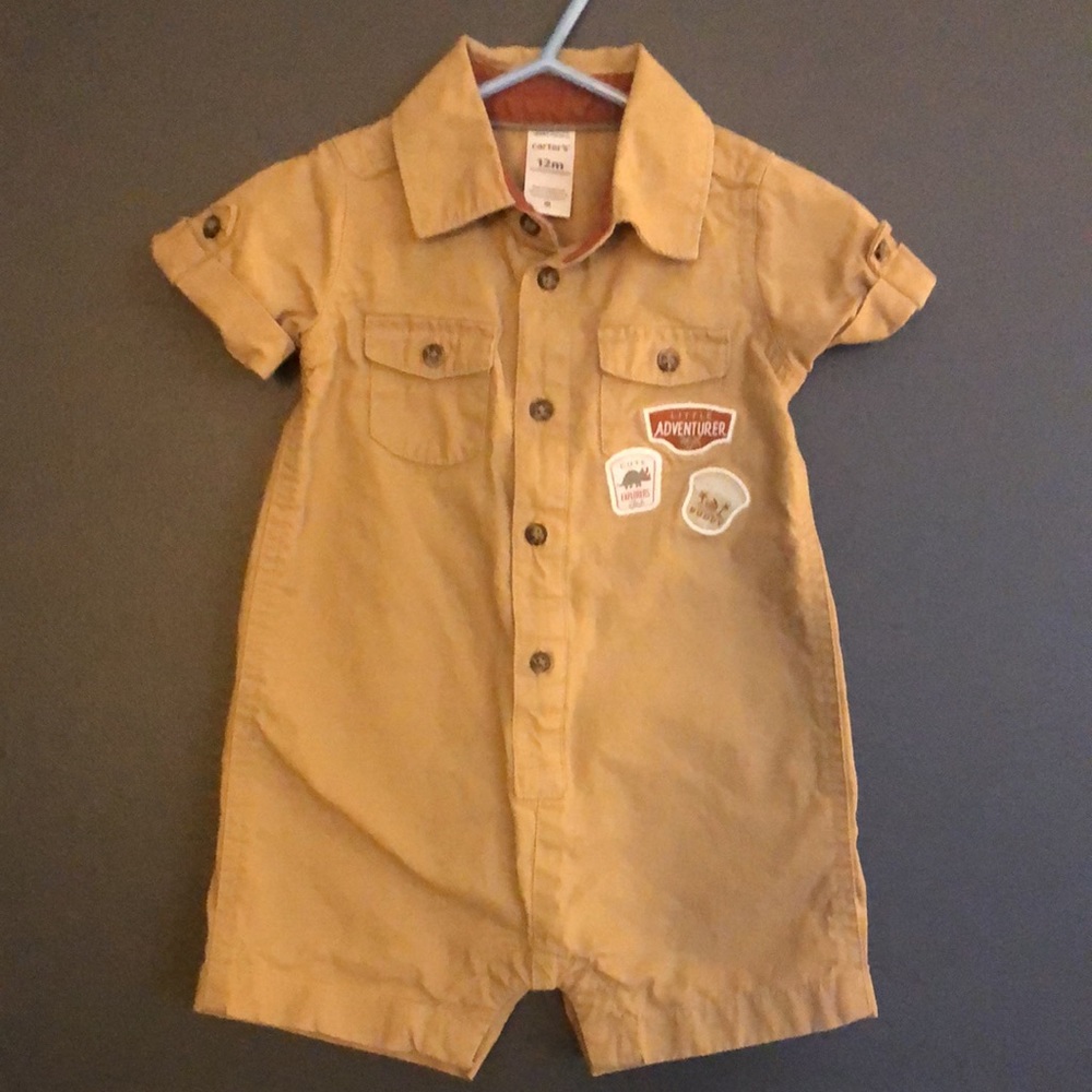 Carter’s Adventure Romper - Like new - 12 months